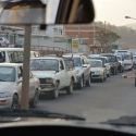 rush hour at 17:00, Kigali